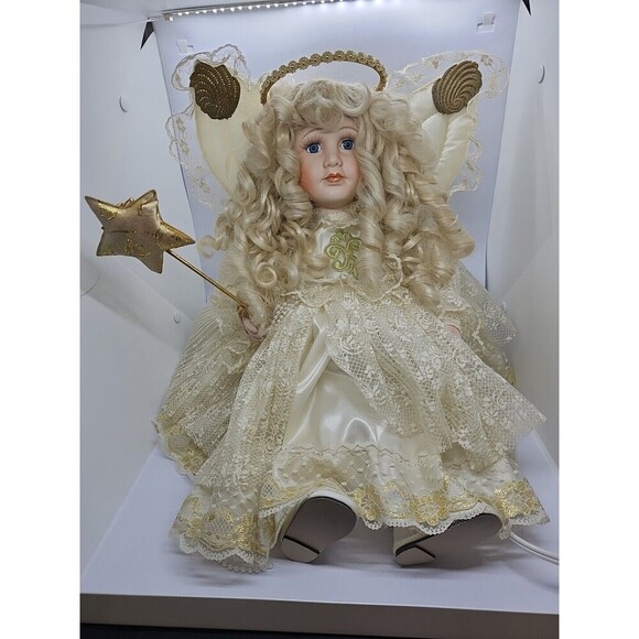 Angel Doll 24"+ Animated Wings & Arms Move Motionette - WORKING Beautiful - Picture 4 of 16